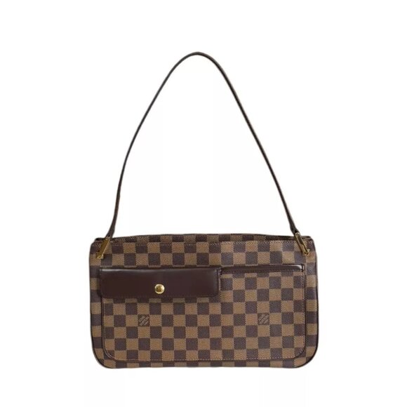 LOUIS VUITTON Shoulder Bag N51129 Damier canvas Damier Aubagne used - Picture 1 of 11
